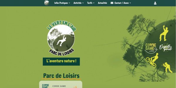 Site Internet Wordpress Gers parc de loisirs